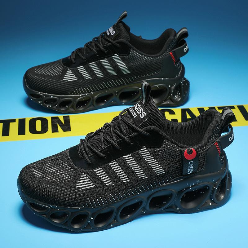 Neue atmungsaktive Mesh-Freizeitherrschuhe Übergröße Sportschuhe Übergröße leichte Laufschuhe