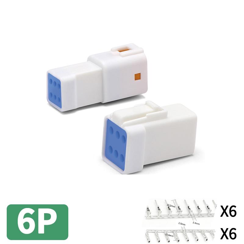 2 3 4 6 8-poliger JST Automobil-Wasserdichter Kabelsteckverbinder Buchse Stecker Stossverbinder für Benz BMW