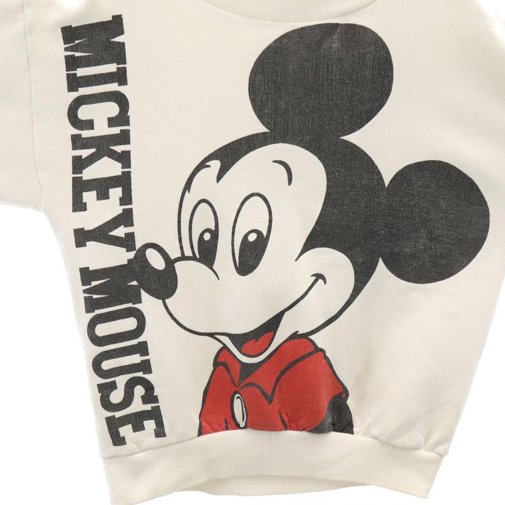 Disney 90s Old USA made double-sided printing Long sleeve trainer Men's Used