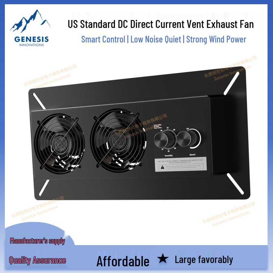 

Silent DC Exhaust Fan for Basement, Garage, or Bedroom