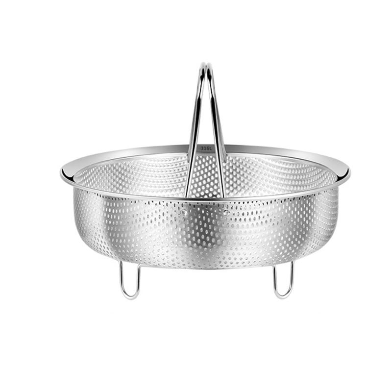 Stapelbarer 304 Rostfreier Stahl Lebensmittel-Dämpfer Ungiftige Materialien Platzsparender Entwurf Dämpfwerkzeug Für Hobbyköche