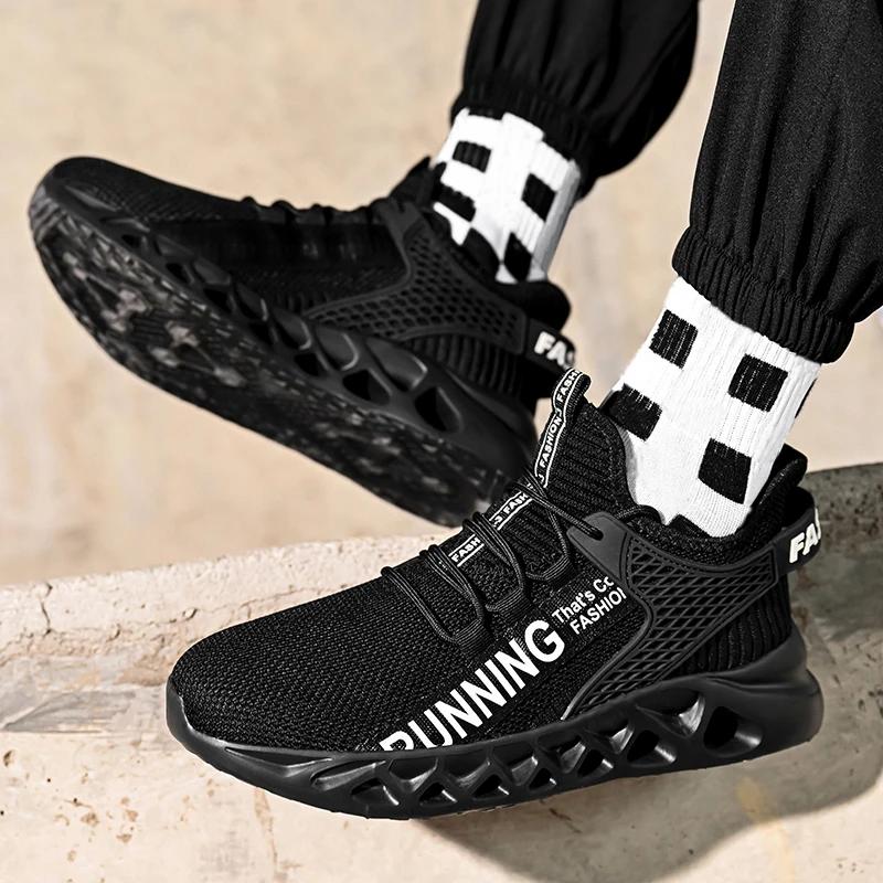 YRZL Mens Sneakers Sports Shoes Men Walking Shoes Lightweight Comfortable Tennis Travel Trekking Jogging Man Sneakers Footwear