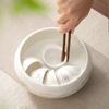 Kung Fu Tea White Porcelain Wash Basin