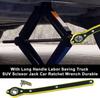 Car Labor-saving Jack Ratchet Wrench Scissor Jack Garage Wrench Car Lug Wrench Tools Wheel Repair Labor-saving Handle