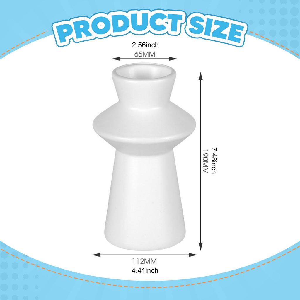 Flower Vase Flower Arrangement Simple Tabletop Ornament Table Centerpiece for Shelf Bedroom Living Room Party Home Decoration