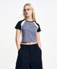 Supra Women'S Color Block Short Sleeve T-Shirt (Gray)
