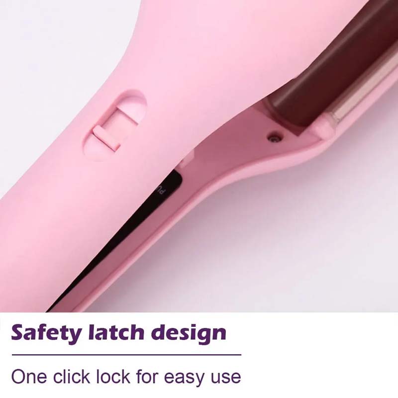 Fast Heating 32mm Automatic Electric Curler Stick Portable Big Wave Rotating Iron Hair Curling Tool Household Use