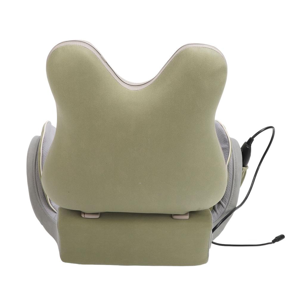 Chair Massage Seat Cushion with Heat Relieve Back Soreness Gasbag Wrapped Angle Adjustable Shiatsu