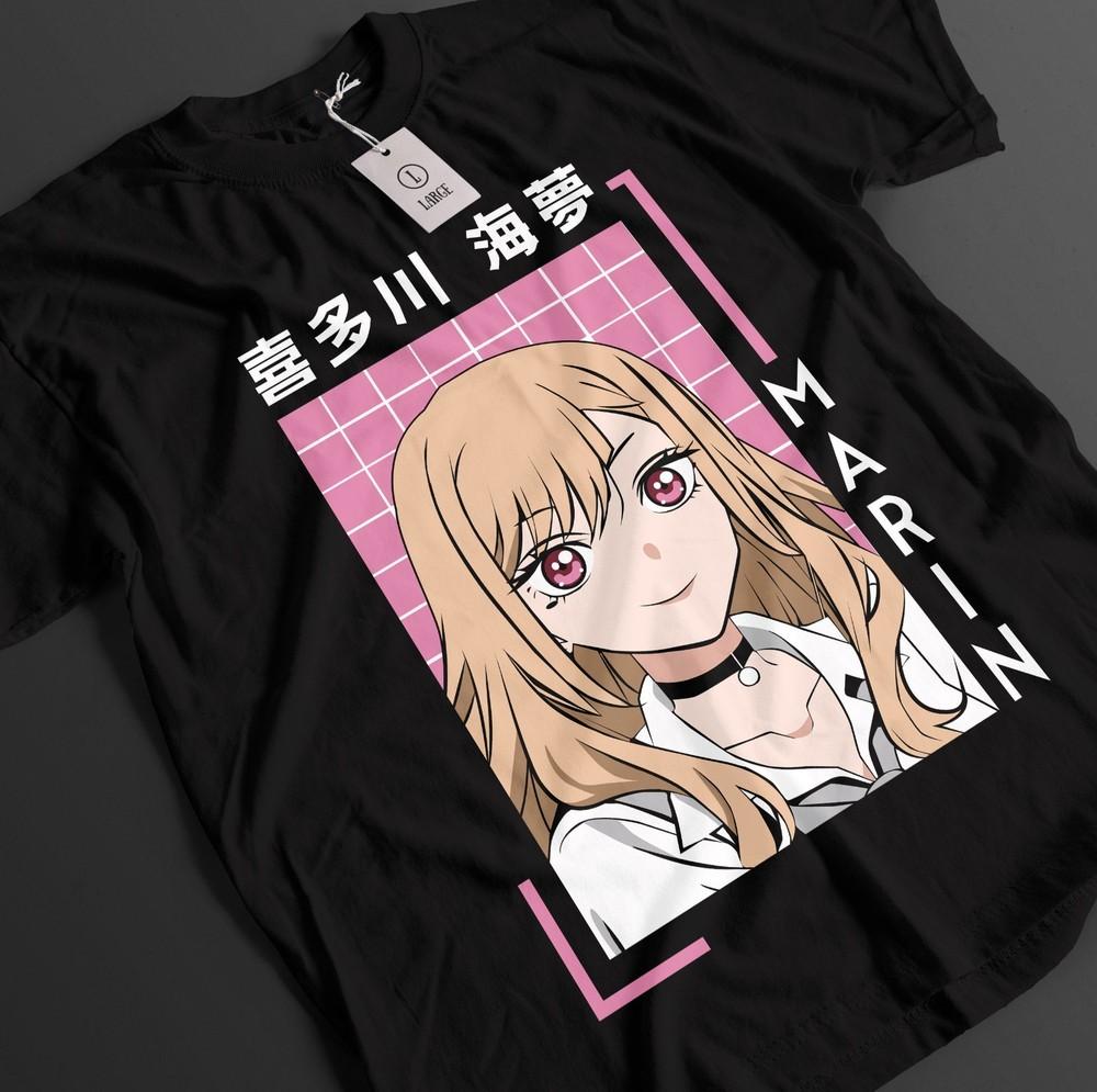 

My Dress Up Darling Shirt Marin Waifu Tshirt Wakana Gojo Top Juju Anime Gift Tee 2XL
