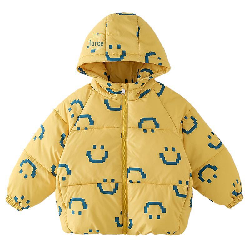 

Дитяча зимова куртка з капюшоном Cotton Hall - милий мультяшний принт, щільна та тепла 110