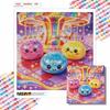 DIY Diamond Painting Kit Carousel Cute Colorful Blobs Design Full Drill Rhinestone Canvas Art Home Wall Decor Gift Set