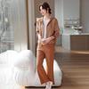 Cardigan Elegante de Tricô com Capuz para Mulheres de Meia-Idade e Idosas - Jaqueta Top de Primavera Solta para Mães