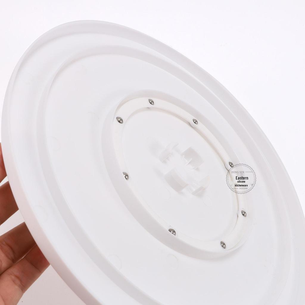 Rotating Cake Decorating Stand - Lightweight & Stable Plastic Turntable