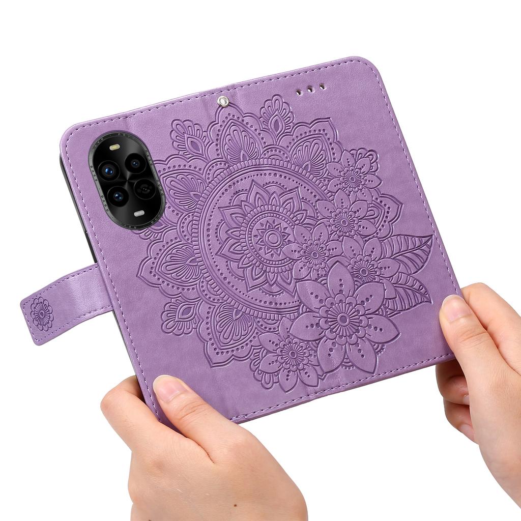 For Huawei Nova 14 Pro 5G/nova 13 Pro 5G Case Floral Pattern PU Leather Wallet Stand Phone Cover