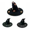 Colorful Butterfly Wizard Cap Velvet Halloween Black Cap Halloween Witch Hat  Halloween Party