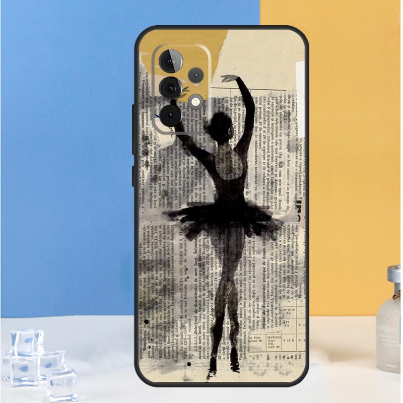 Ballerina Girl Dancing Cover For Samsung Galaxy A54 A34 A14 A32 A22 A12 A13 A23 A33 A53 A73 A51 A71 A52 Case