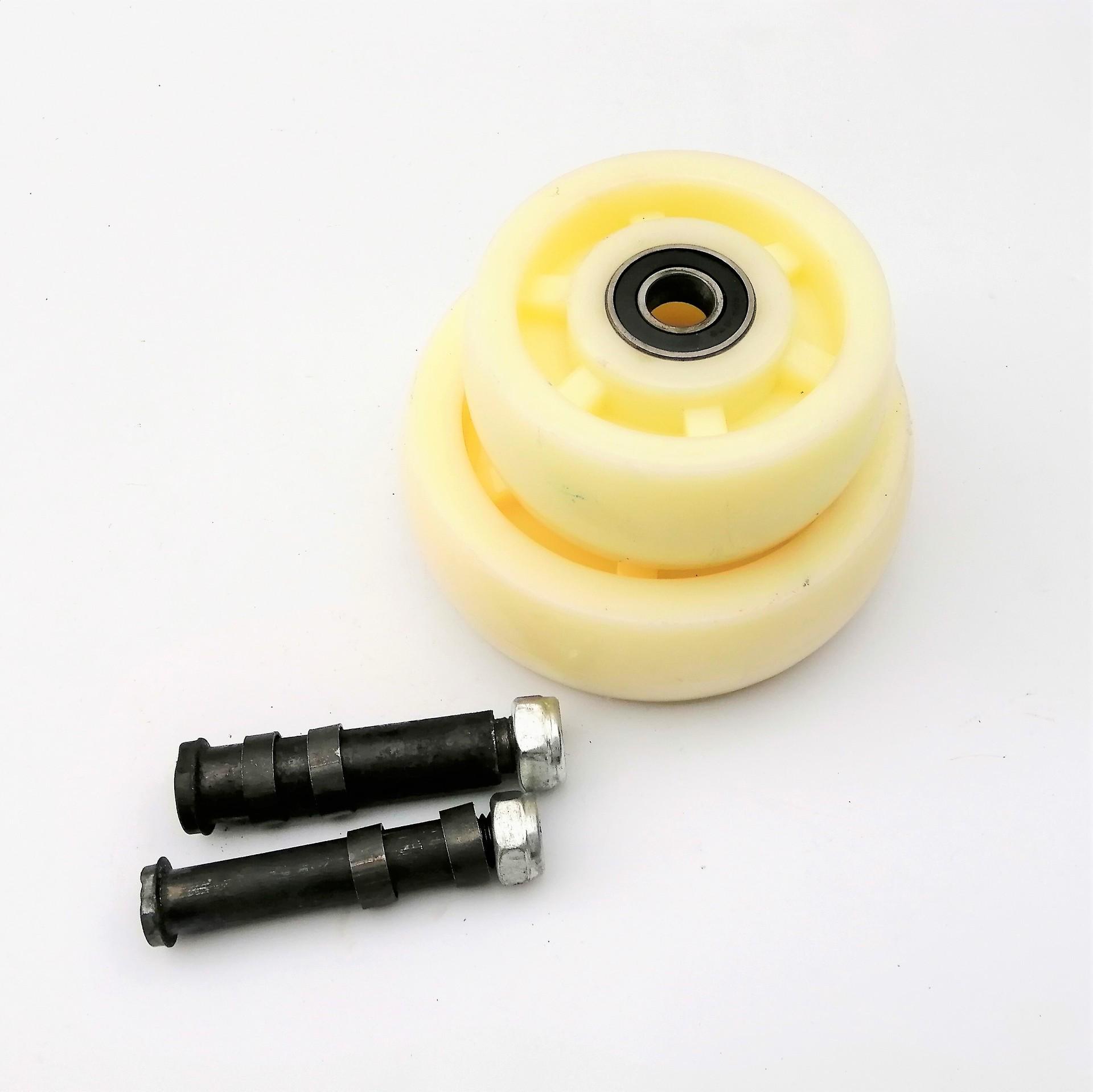 Сверхмощные белые нейлоновые поворотные колеса - Одноколесные 16 inch White Nylon Single Wheel