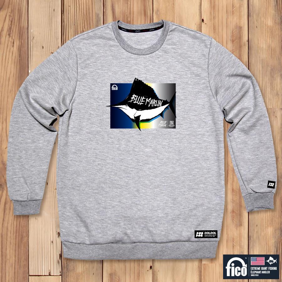 DOLDOL Fico-Mtm-20 Extreme Fishing Pico Character Graphic Sweatshirt Long Sleeve