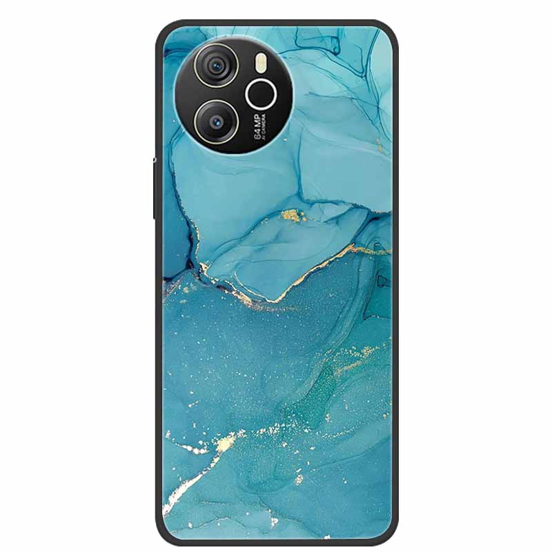 Case For Blackview Shark 8 TPU Soft Silicone Back Cover For Blackview Shark8 Phone Cases Marble Painted Colorful Bumper New Capa