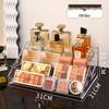 Transparent Multilayer Cosmetic Display Rack for Nail Polish & Eyeshadow - Large Capacity Tiered Organizer