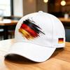 Eagle Black Red Gold Vertical Striped Baseball Cap Unisex Flag Printed Sun Cap Fans Sports Cap