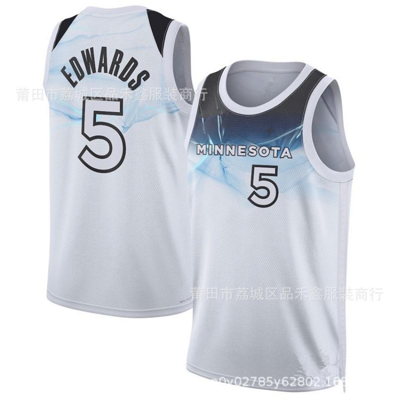 Mens NBA City Edition Basketball Jersey Cotton Team Apparel Lakers Nuggets Heat Wolves Knicks Spurs Grizzlies Suns