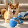 Electric Dog Ball Toys Automatic Rolling Ball with Rope Rechargeable Interactive Dog Toys Squeaky Dog Toy for Medium Small Dogs
