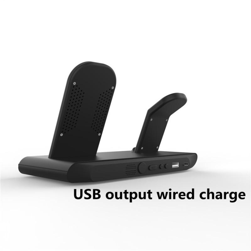 Încărcător fără fir rapid 6 în 1, 30W, ceas Pad pentru iPhone 14 13 12 11 Pro Suport de încărcare fără fir pentru Apple Watch 8 7 6 SE AirPods Pro