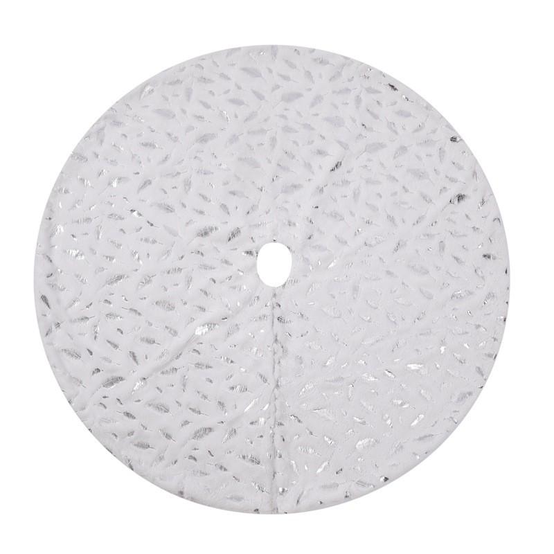 ABKS-Tree Skirt 120Cm Christmas Tree Skirt Decoration For Christmas Tree Merry Christmas Happy New Year