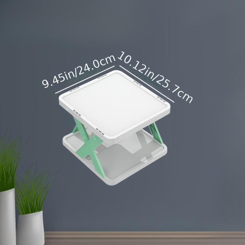 2-Tier Space-Saving Foldable Shoe Rack, Suitable for RVs, Bathrooms, and Dormitories - Durable PP Plastic, Compact Lightweight Storage Box