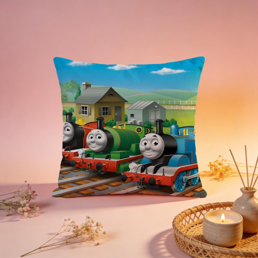 Popular Tthomas The Trained Cushion Cover Comfortable Durable Pillow Cover MultiScene for Home Office Car Sofa