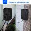 EV Charger Cover For Tesla Wall Connector Level 2, Charging Station Cover With Adjustable Zipper, Sun UV Snow Protections Bag For Most Electric