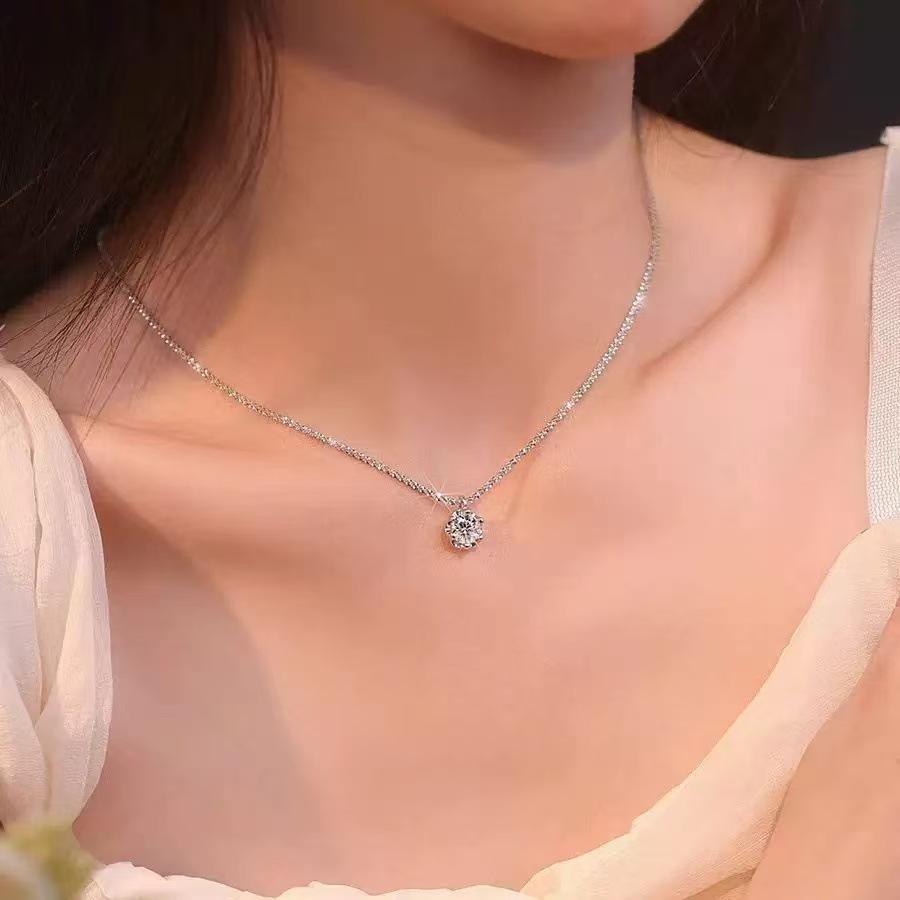 Irregular Retro Niche Pearl Collarbone Chain High Sense Choker Necklace Gentle Design Sense