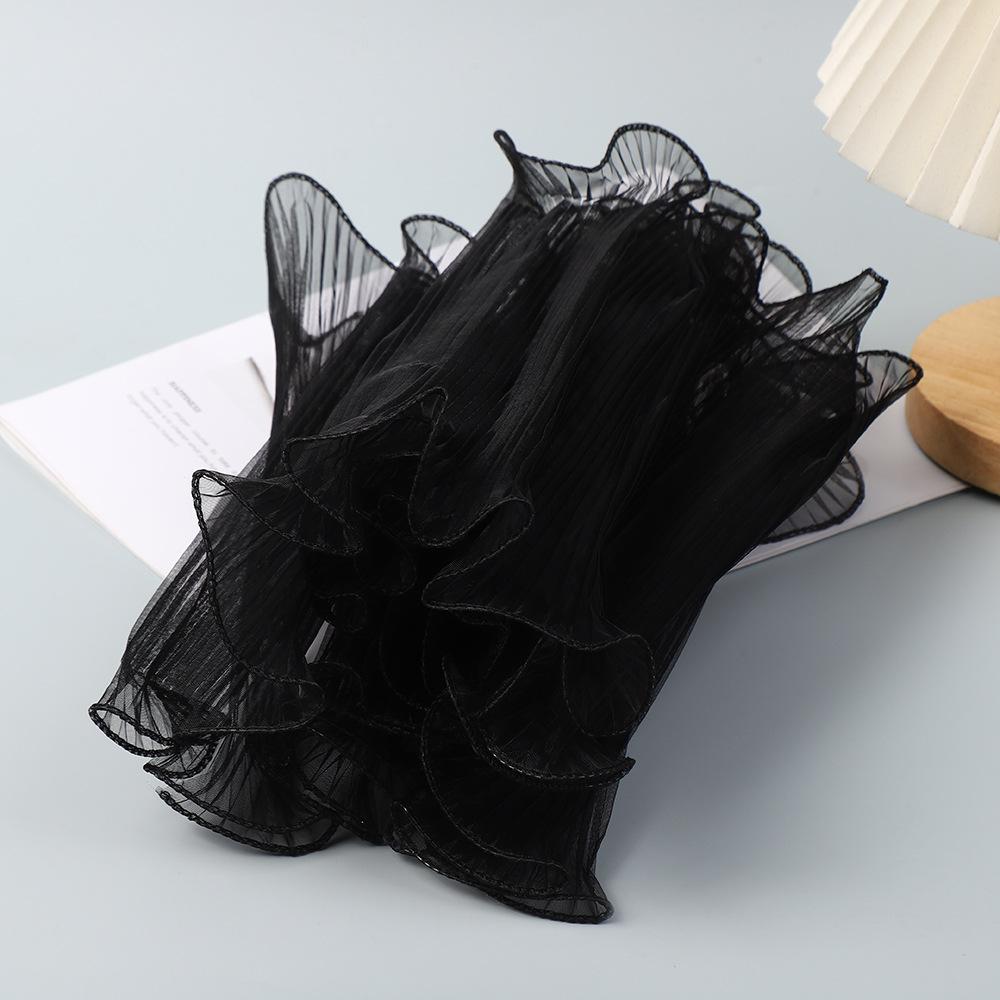 Bilateral Wave Pattern Gauze Silk Ribbon for Flower and Cake Decoration