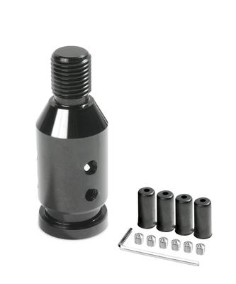 YAKEFLY Universal Gear Shift Connector, Aluminum Auto Shifter Adapter, Screwless Manual Gear M12x1.25 (Black)
