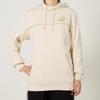 Puma Luxe Crew Embroidered Logo Sports Hoodie 'Beige' Men's 680141-87