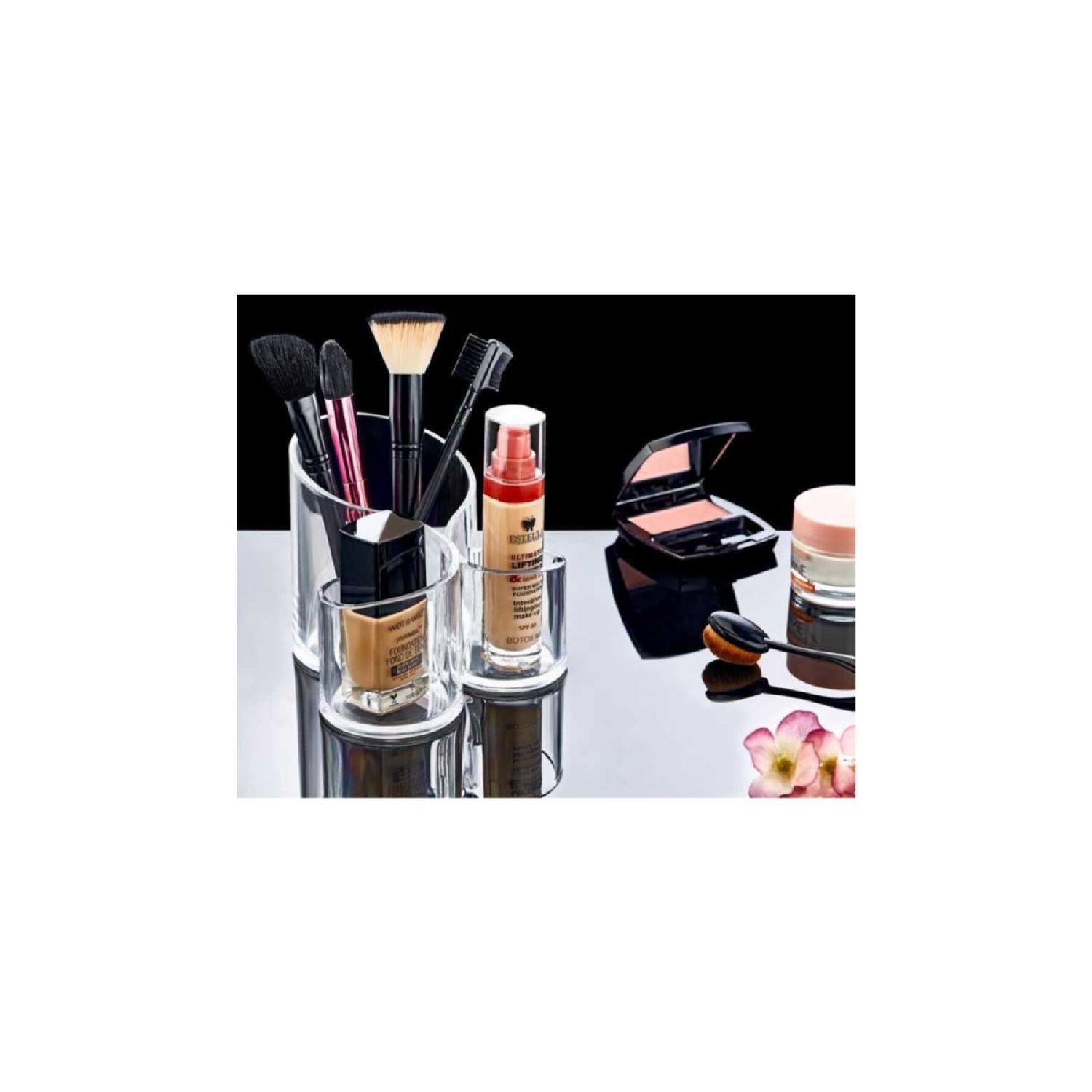 

Акриловый Роскошный Спиральный 3-х глазный органайзер для макияжа