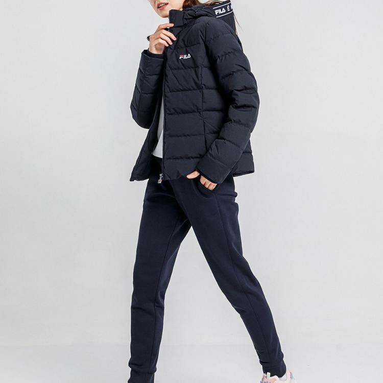 New FILA Down Jackets Women's Black F51W148916F-NV