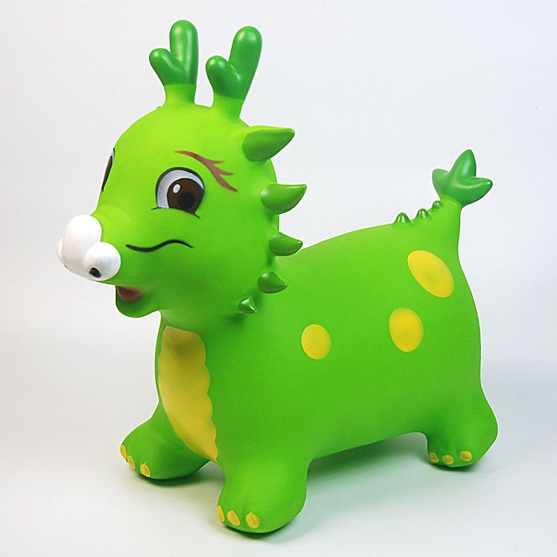 Bouncing Horse Inflatable Deer Toy for Kids - Cute, Safe, Thickened PVC Design