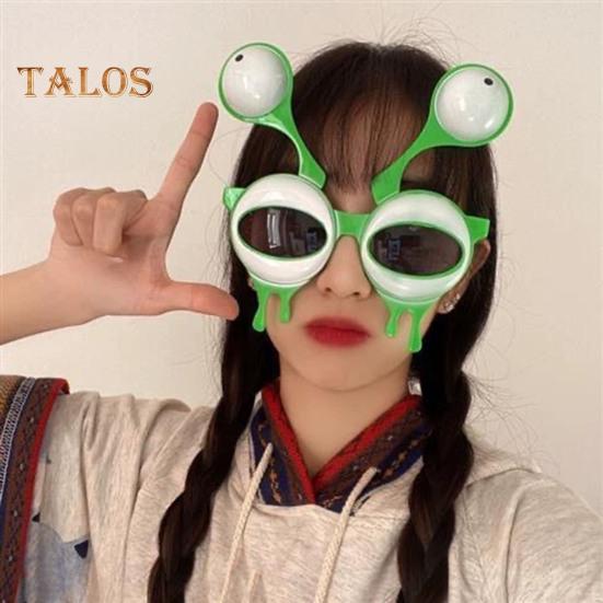 Neuheit Alien Brille Große Augen Alien Sonnenbrille Halloween Kostüm Zubehör für Karneval Festivals Cosplay Partyzubehör