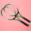 Iron Alloy Children Tennis Racket Beginner Practice Racquet with   and Carry Bag(Green)