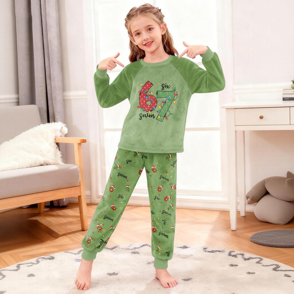 Children's Boys And Girls Thin Two-piece Long-sleeved Pants Two-piece