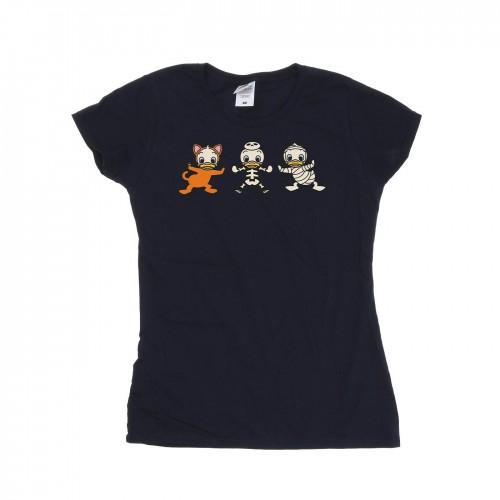 

Disney Womens/Ladies Duck Tales Halloween Costumes Cotton T-Shirt XXL білий