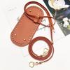 DIY Handmade Crochet Bucket Bag Set: Woven Dumpling Bag with Bottom, Shoulder Strap & Drawstring - In Stock