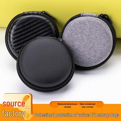 Compact EVA Earphone & Cable Storage Zipper Bag