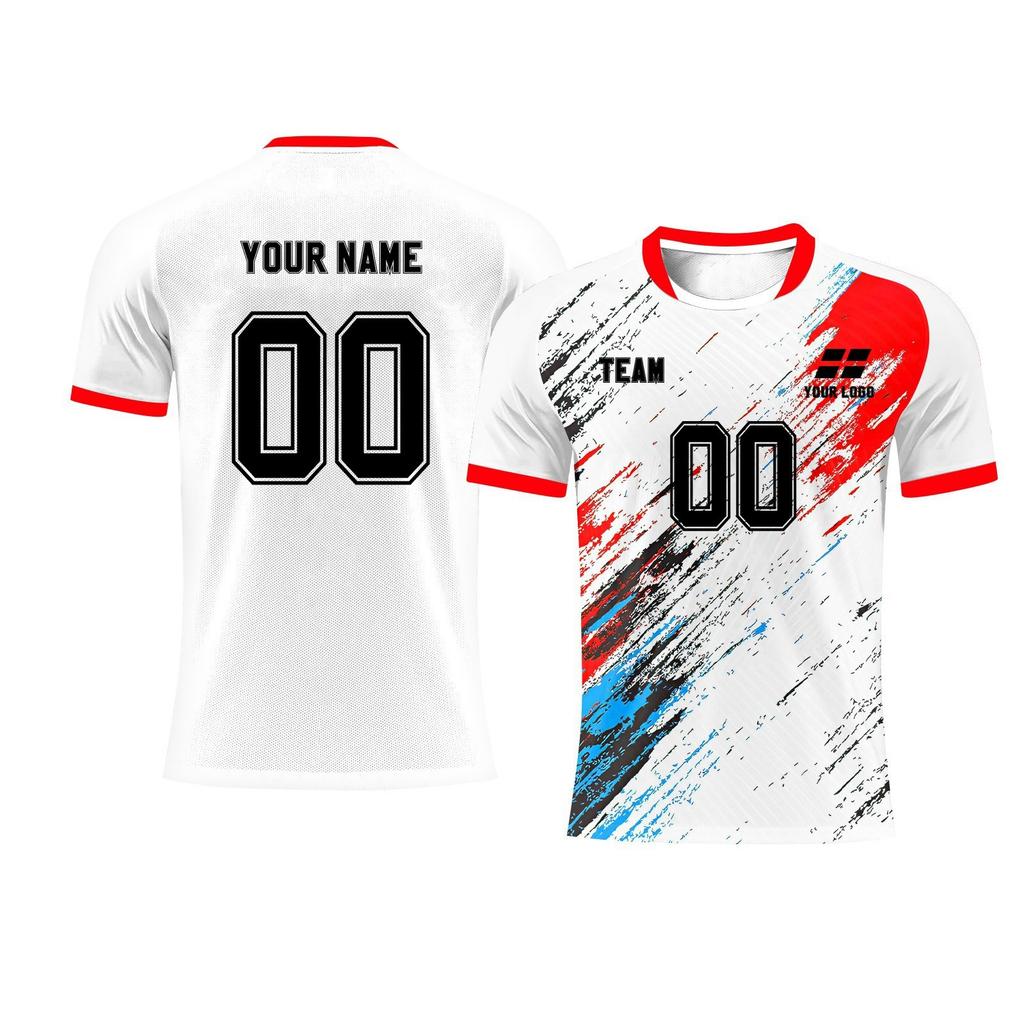 Personalised Tops Shirts Mens Girls With Name Number Custom Football Jerseys For Boys Training Suit