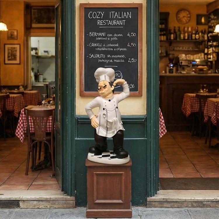 Funny Chefs Decorative Statue Resin Home Countertops Table Decoration for Farmhouse Home Decors & Kitchen Decorations
