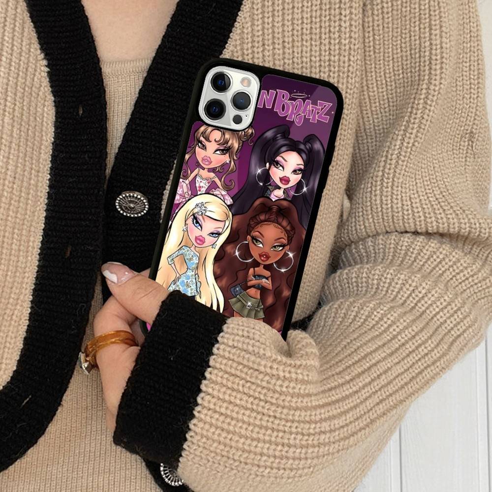 Cute B-Bratz Doll Phone Case For IPhone 17 Pro 16 Plus 16 Pro Max 15 14 13 12 11 PC+TPU Back Cover