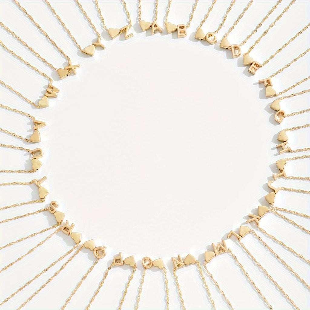 1 szt. Europejski i Amerykański Trend Modowy Design Prosty Klasyczny List Miłosny A Łańcuszek na Kostkę