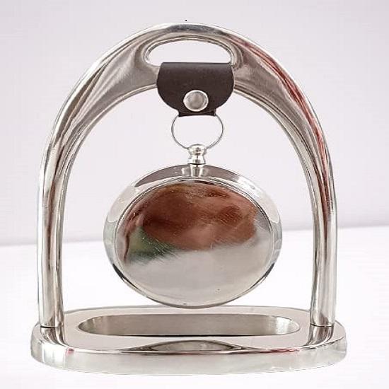 Warcraft Nautische Tischuhr 20,32 cm Zifferblatt 7,62 cm Silberfarben Büro Heimdeko